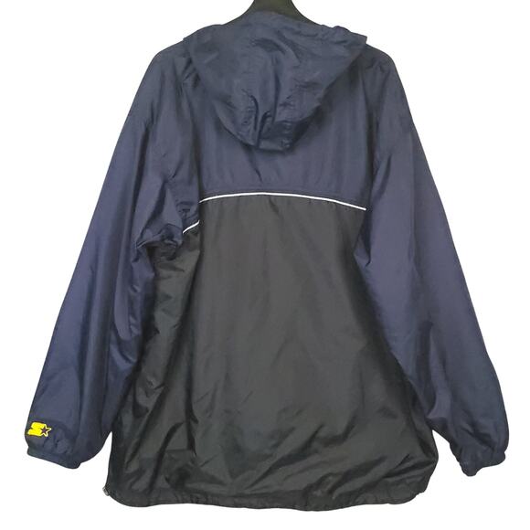 Vintage 90's Michigan Wolverines Starter Team Jacket Men's Sz XL Hooded - Picture 5 of 10